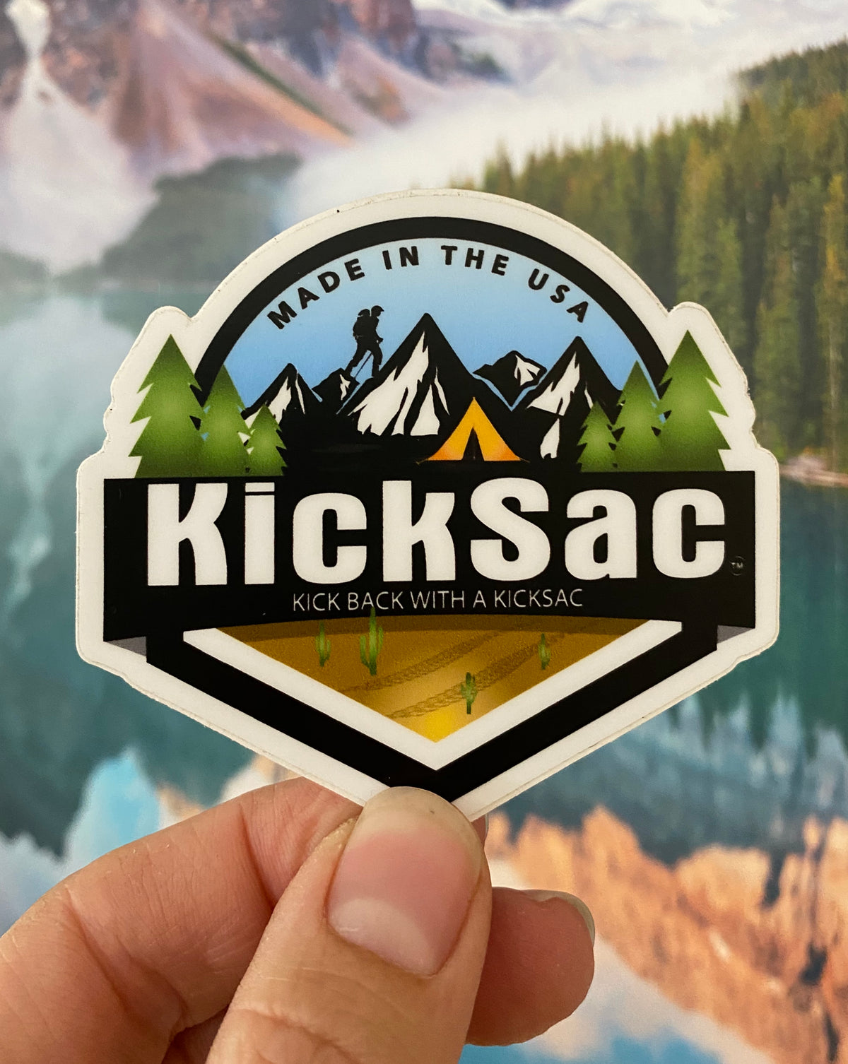 Kickstand Sticker Kickin Sticker – KickSac